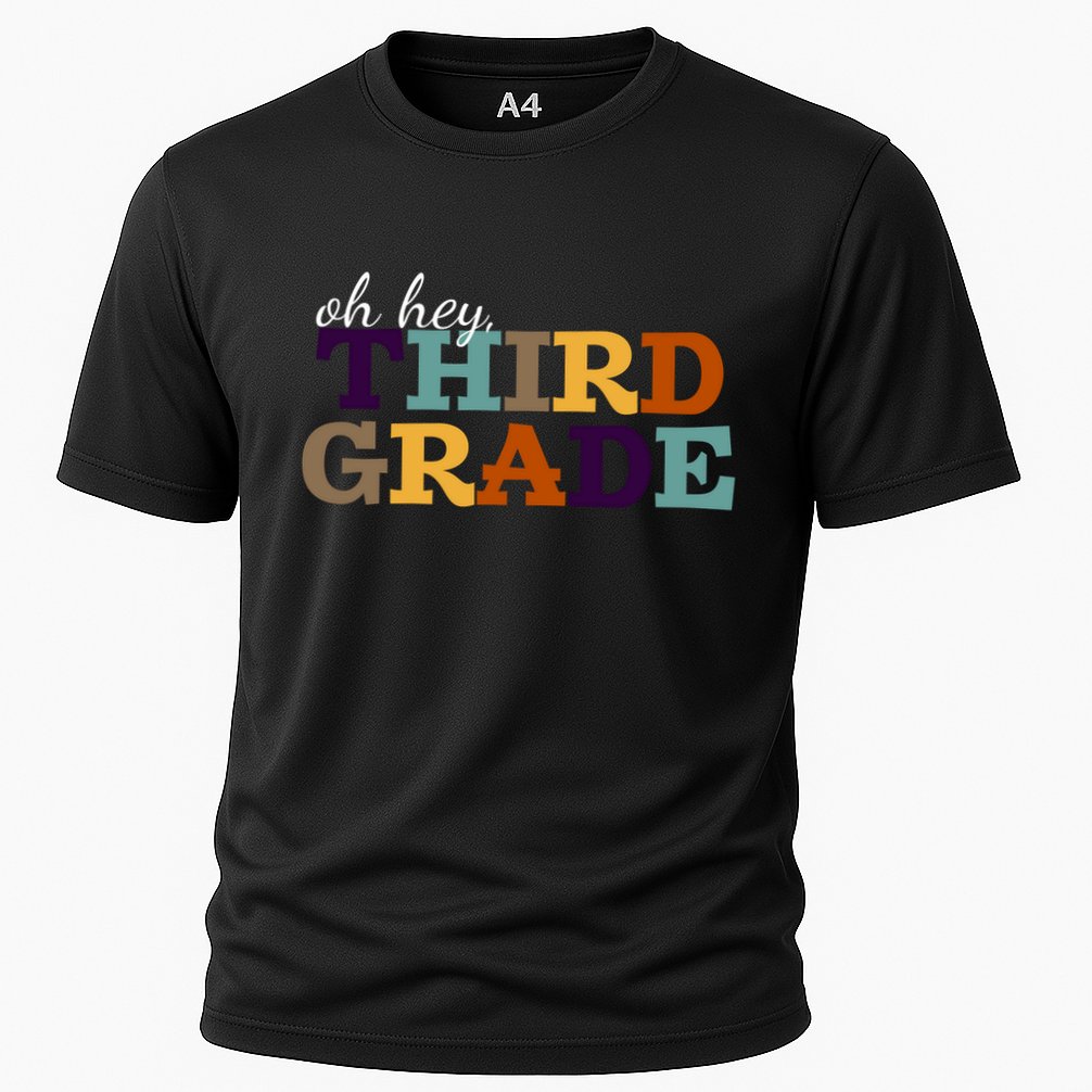 Oh Hey Third Grade Cooling Performance Crew T-Shirt