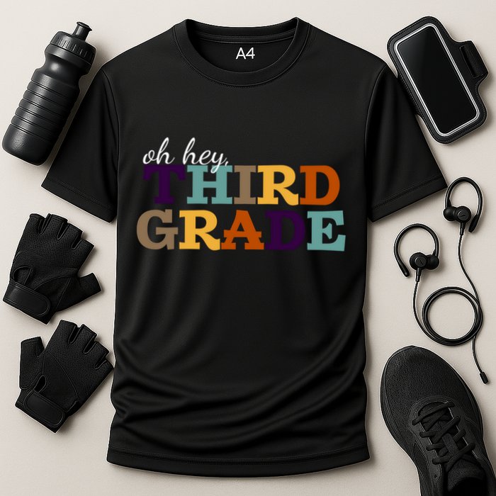 Oh Hey Third Grade Cooling Performance Crew T-Shirt