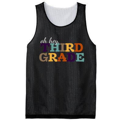 Oh Hey Third Grade Mesh Reversible Basketball Jersey Tank