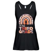 Oh Hey Third Grade Leopard Print Pattern Rainbow Ladies Essential Flowy Tank