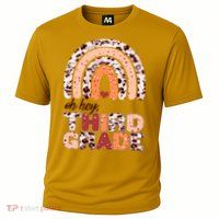 Oh Hey Third Grade Leopard Print Pattern Rainbow Performance Shirt