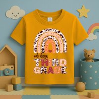 Oh Hey Third Grade Leopard Print Pattern Rainbow Toddler T-Shirt