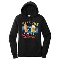 Oktoberfes Hes The Wurst Shes A Brat Couples Matching Women's Pullover Hoodie