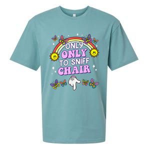 Only Here To Sniff Chair Embarrassing Inappropriate Humor Sueded Cloud Jersey T-Shirt