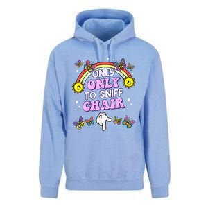 Only Here To Sniff Chair Embarrassing Inappropriate Humor Unisex Surf Hoodie