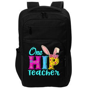 One Hip Teacher Happy Easter Bunny Impact Tech Backpack