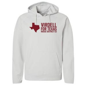 On Herrera Virdell For Texas House District 53 Performance Fleece Hoodie