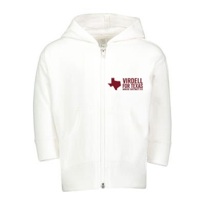 On Herrera Virdell For Texas House District 53 Toddler Zip Fleece Hoodie