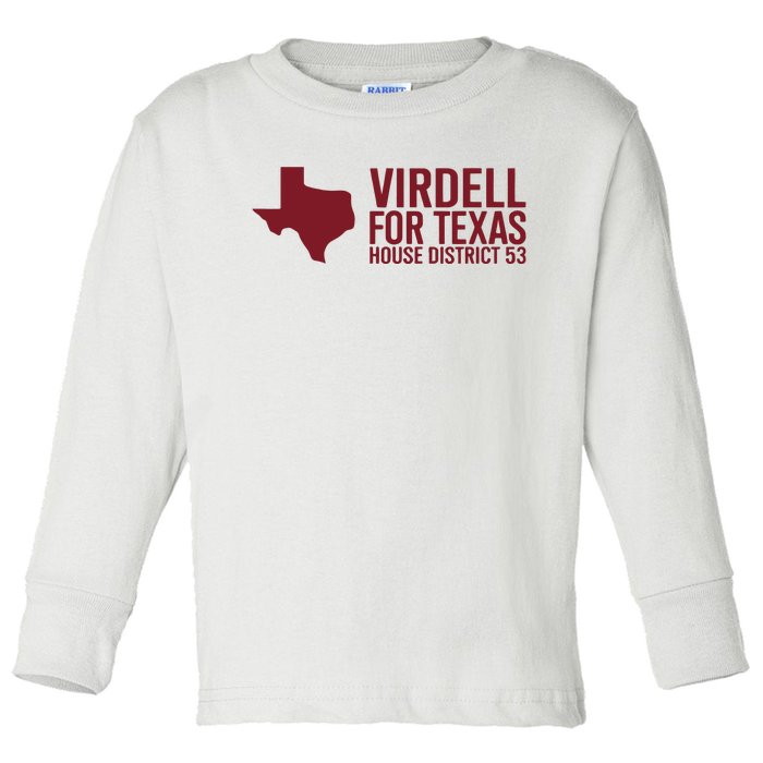 On Herrera Virdell For Texas House District 53 Toddler Long Sleeve Shirt