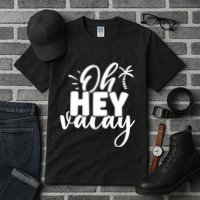 Oh Hey Vacay Palm Tree Summer Tall T-Shirt