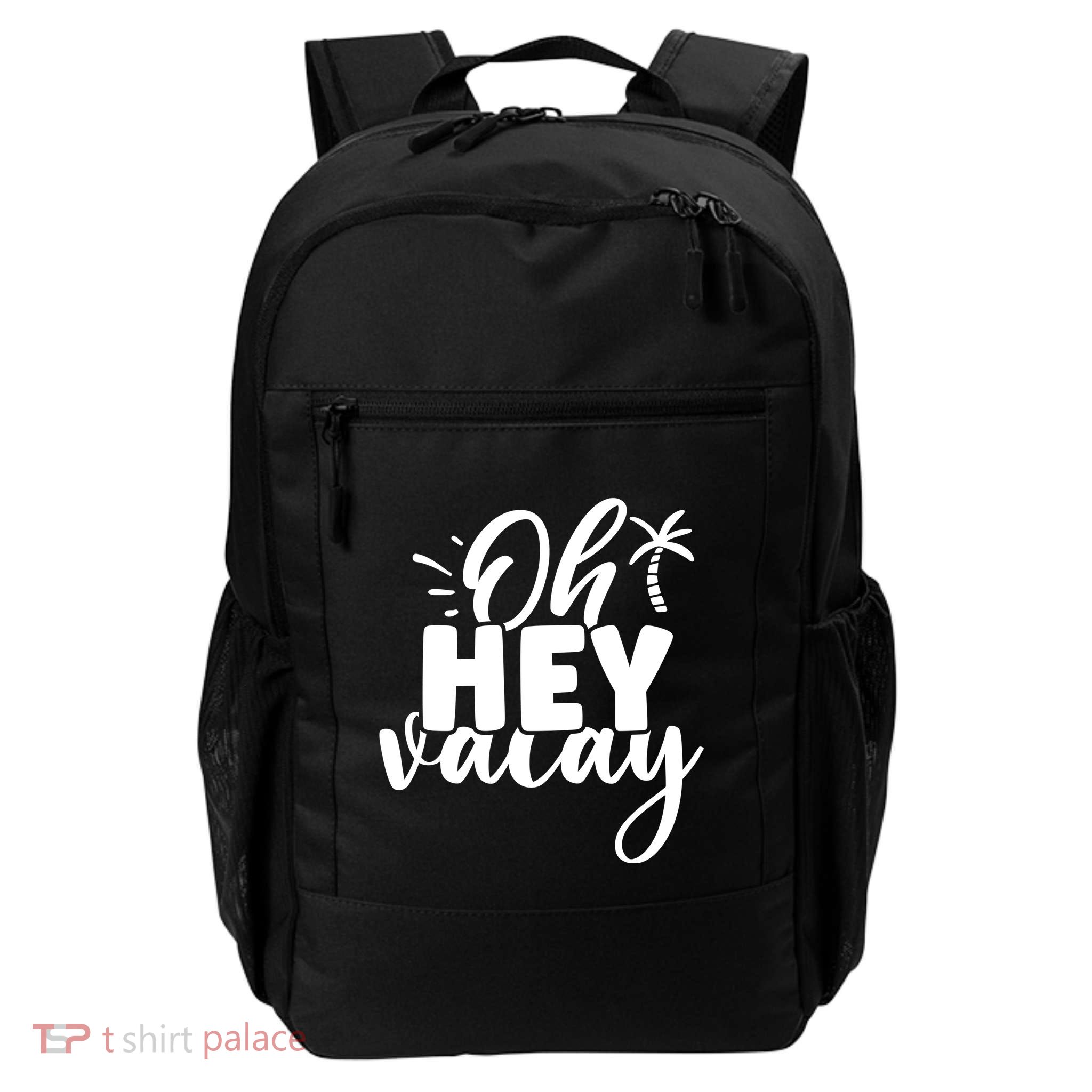 Oh Hey Vacay Palm Tree Summer Daily Commute Backpack