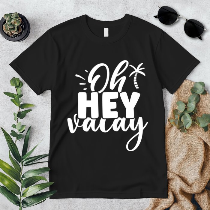 Oh Hey Vacay Palm Tree Summer Premium T-Shirt