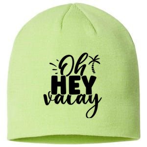 Oh Hey Vacay Palm Tree Summer Sustainable Beanie