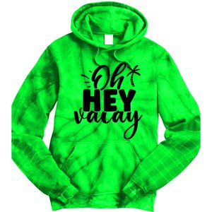 Oh Hey Vacay Palm Tree Summer Tie Dye Hoodie