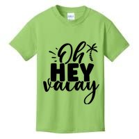 Oh Hey Vacay Palm Tree Summer Kids T-Shirt