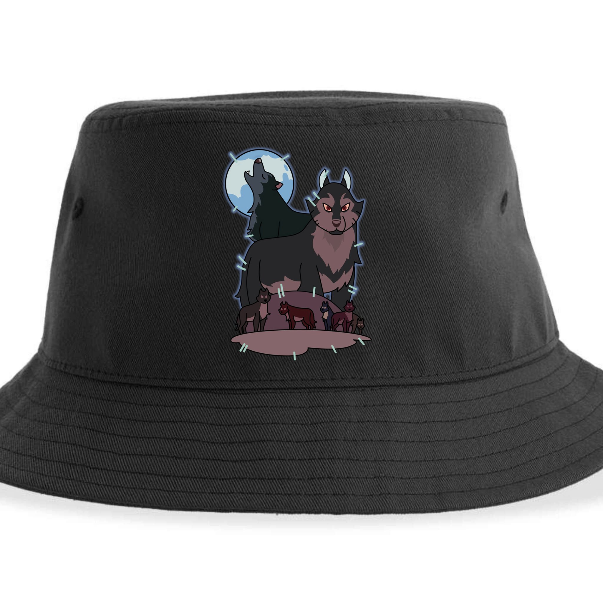Owl House Wolf Gift Hunter's Wolf Funny Gift Christmas Trendy Gift Sustainable Bucket Hat