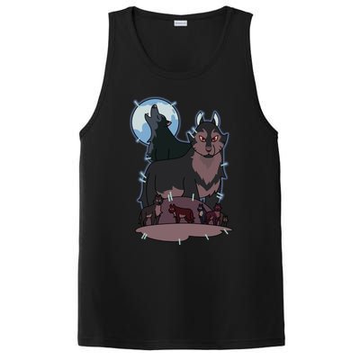 Owl House Wolf Gift Hunter's Wolf Funny Gift Christmas Trendy Gift PosiCharge Competitor Tank