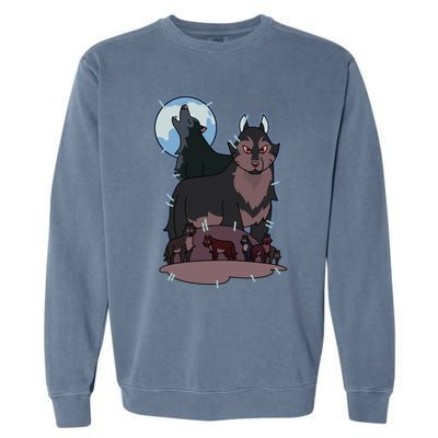 Owl House Wolf Gift Hunter's Wolf Funny Gift Christmas Trendy Gift Garment-Dyed Sweatshirt