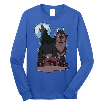 Owl House Wolf Gift Hunter's Wolf Funny Gift Christmas Trendy Gift Long Sleeve Shirt