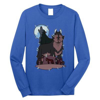 Owl House Wolf Gift Hunter's Wolf Funny Gift Christmas Trendy Gift Long Sleeve Shirt