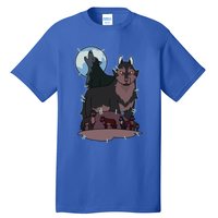 Owl House Wolf Gift Hunter's Wolf Funny Gift Christmas Trendy Gift Tall T-Shirt