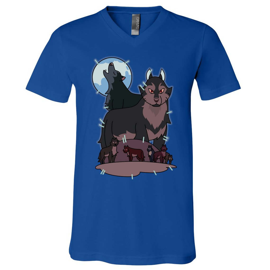 Owl House Wolf Gift Hunter's Wolf Funny Gift Christmas Trendy Gift V-Neck T-Shirt