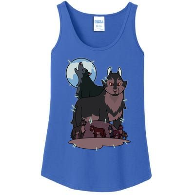 Owl House Wolf Gift Hunter's Wolf Funny Gift Christmas Trendy Gift Ladies Essential Tank