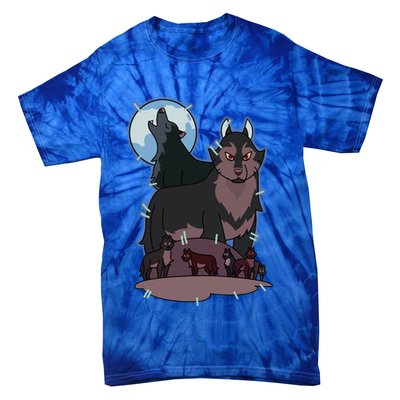 Owl House Wolf Gift Hunter's Wolf Funny Gift Christmas Trendy Gift Tie-Dye T-Shirt