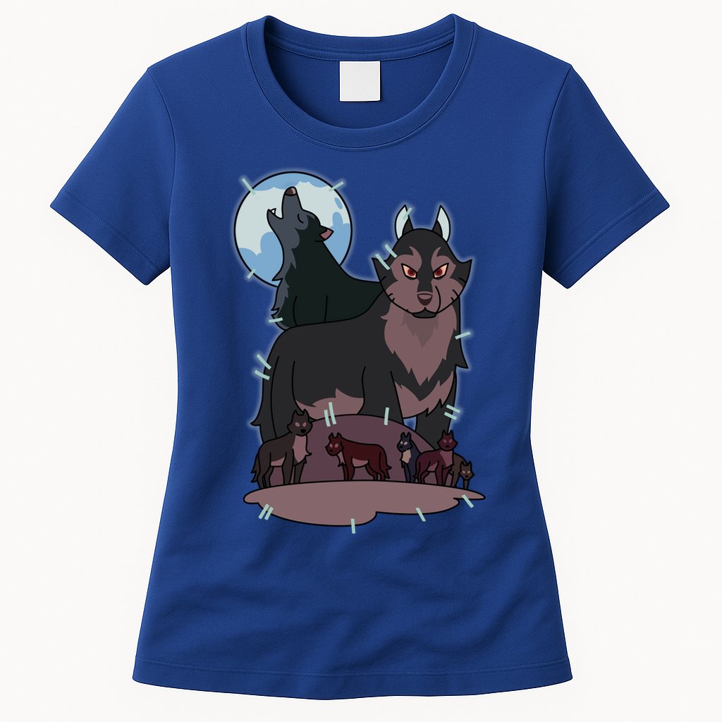 Owl House Wolf Gift Hunter's Wolf Funny Gift Christmas Trendy Gift Womens T-Shirt