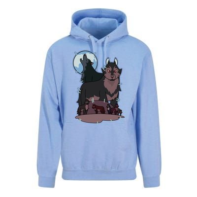 Owl House Wolf Gift Hunter's Wolf Funny Gift Christmas Trendy Gift Unisex Surf Hoodie