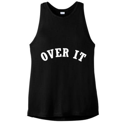 Over It Ladies PosiCharge Tri-Blend Wicking Tank