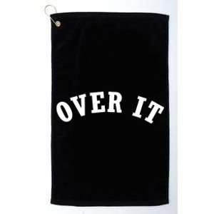 Over It Platinum Collection Golf Towel