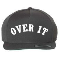 Over It Wool Snapback Cap