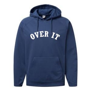 Over It Performance Fleece Hoodie