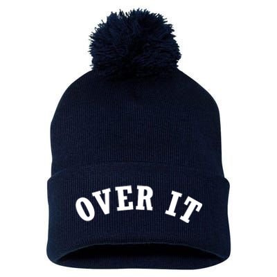 Over It Pom Pom 12in Knit Beanie