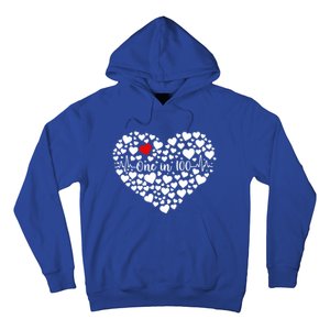 One In 100 Chd Congenital Heart Disease Awareness Gift Hoodie