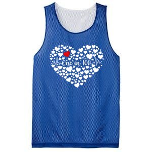 One In 100 Chd Congenital Heart Disease Awareness Gift Mesh Reversible Basketball Jersey Tank