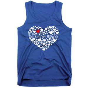 One In 100 Chd Congenital Heart Disease Awareness Gift Tank Top