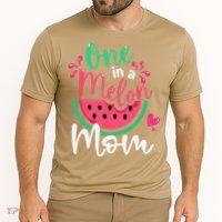 One In A Melon Mom Birthday Matching Watermelon Family Performance Shirt