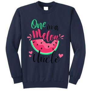 One In A Melon Uncle Summer Birthday Party Matching Family Sweatshirt