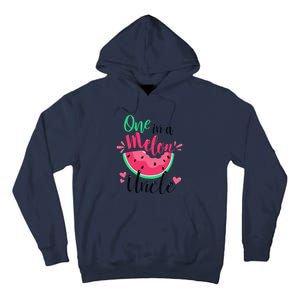 One In A Melon Uncle Summer Birthday Party Matching Family Tall Hoodie