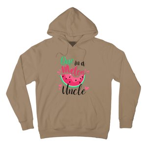 One In A Melon Uncle Summer Birthday Party Matching Family Hoodie