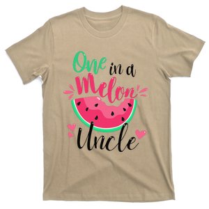 One In A Melon Uncle Summer Birthday Party Matching Family T-Shirt