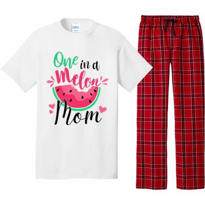 One In A Melon Mom Summer Birthday Party Matching Family Pajama Set