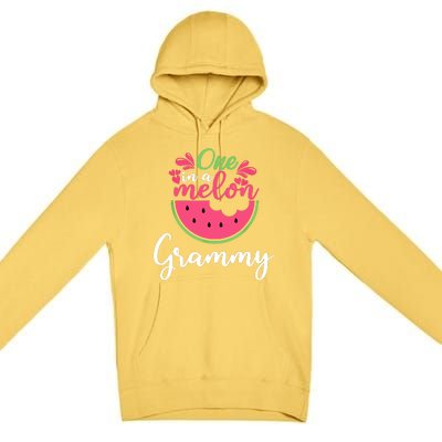 One In A Melon Grammy Birthday Matching Family Premium Pullover Hoodie