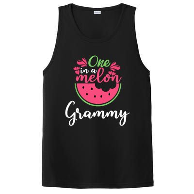 One In A Melon Grammy Birthday Matching Family PosiCharge Competitor Tank