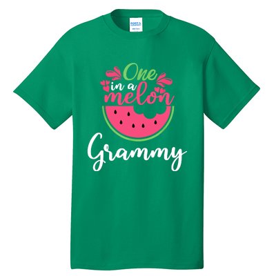 One In A Melon Grammy Birthday Matching Family Tall T-Shirt