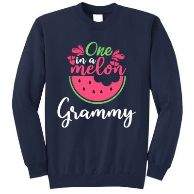 One In A Melon Grammy Birthday Matching Family Tall Sweatshirt