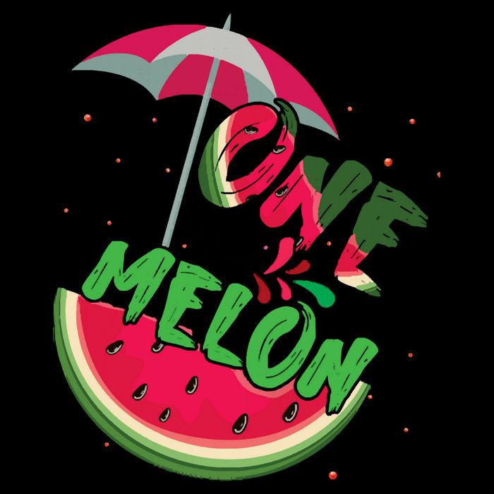 One In A Melon Adorable Cute Fun Summer Watermelon Gift Tee Drawstring Bag