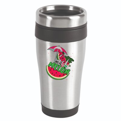 One In A Melon Adorable Cute Fun Summer Watermelon Gift Tee 16oz Travel Tumbler